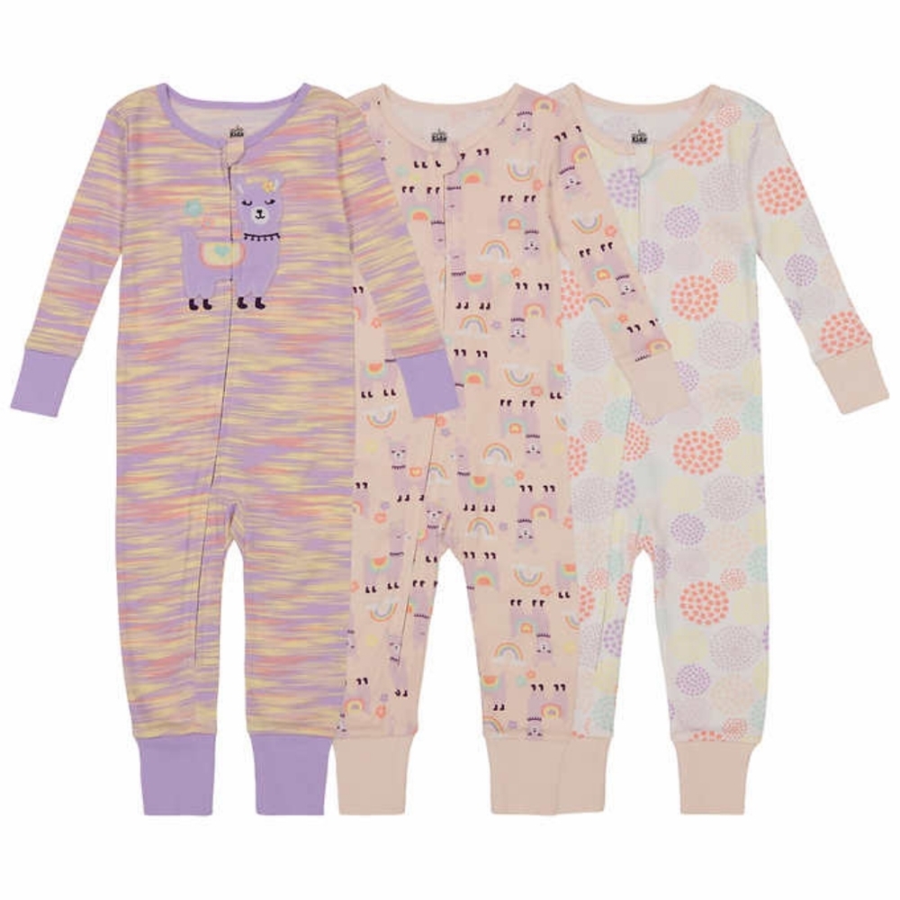 Kids Headquarters Kids' 3-pack Cotton Sleeper